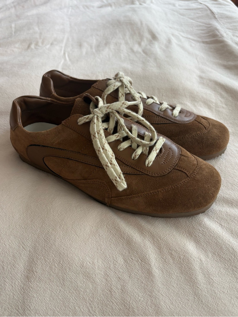 COS suede trainers/sneakers
